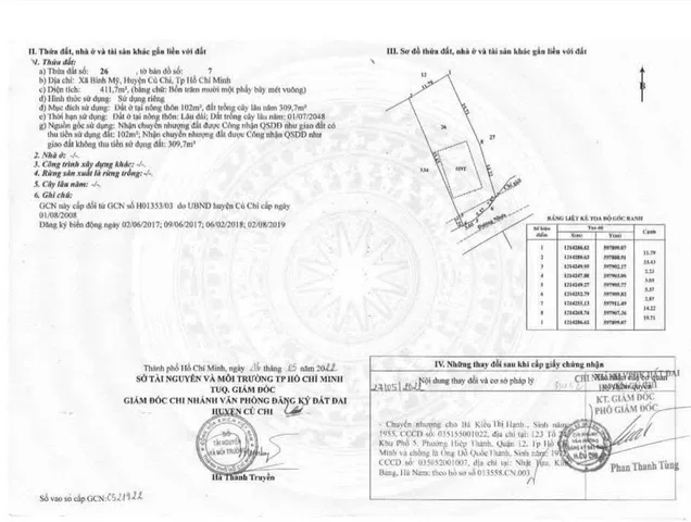 (ĐÃ BÁN) Bán đất 411m² có sẵn 102m² thổ cư ngang 11m giá 4.99 tỷ tại Xã Bình Mỹ