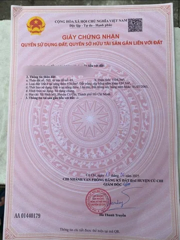 Bán đất 1104m² có sẵn 970m² thổ cư ngang 20m giá 19 tỷ tại Xã Bình Mỹ