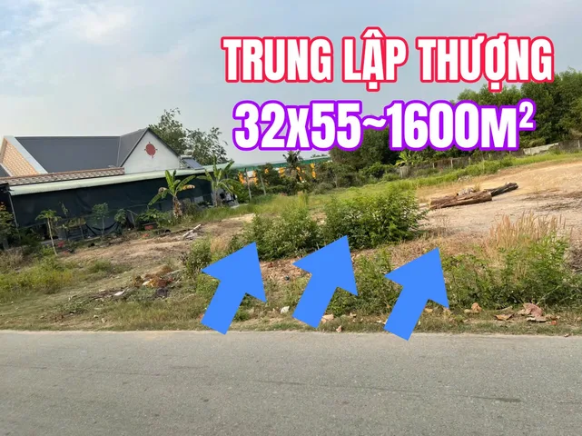 🟥Bán đất Trung Lập Hạ 1600m² có sẵn 300m² thổ cư làm nhà vườn, kho xưởng giá 7.45 tỷ