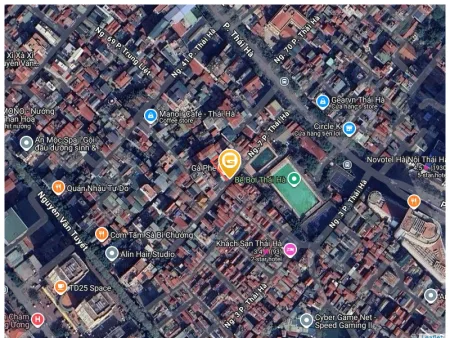 Bán đất 207m² full thổ cư ngang 9m giá 57 tỷ tại Đường Thái Hà Phường Đống Đa