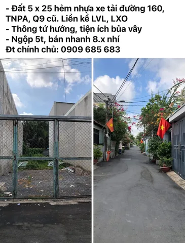 Đất ngộp bank 5t