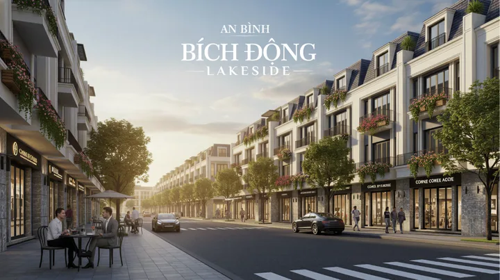 🔥 Bán liền kề Bích Động Lakeside 114M² -MT 6M - trục đường 19M - cách khu tiện ích lõi ~200M