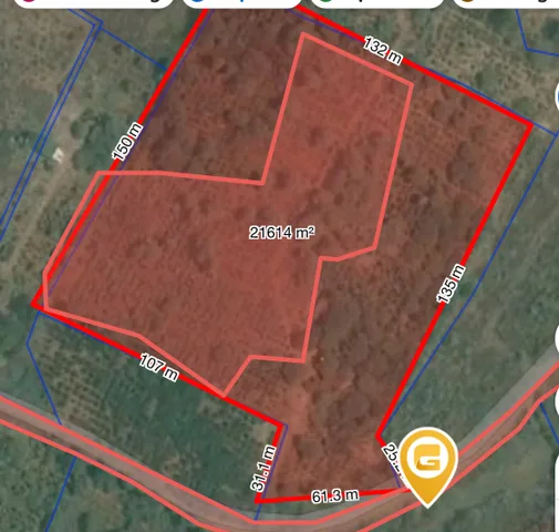 Bán đất 21613.8m² ngang 107m giá 10 tỷ tại Xã Ea Nuôl