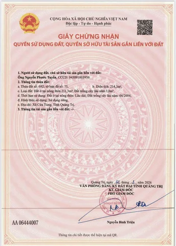 Chính chủ cần bán lô đất full thổ cư