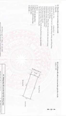 🔥 BÁN LÔ ĐẤT MẶT ĐƯỜNG CAM LỘ – HÙNG VƯƠNG – Hồng Bàng 🔥💰 Giá 3,8 tỷ