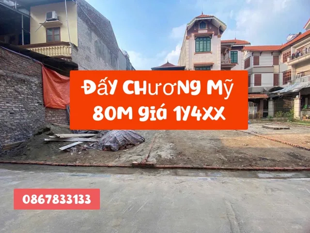 Đất chương mỹ nhỉ 1tỷ
