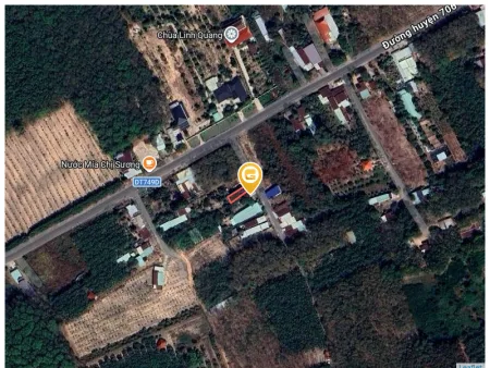 Bán đất 156.9m² có sẵn 100m² thổ cư ngang 5m giá 620 triệu tại Xã Long Hòa