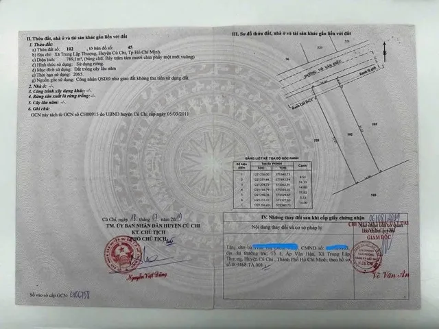 Bán đất 789,1m² có sẵn 300m² thổ cư ngang 14m giá 17.5 tỷ tại Xã Thái Mỹ