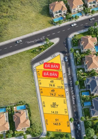 LÔ ĐẤT 6XX triệu NGAY SÁT RESORT 5 SAO SAKANA, 50M RA ĐƯỜNG QL6