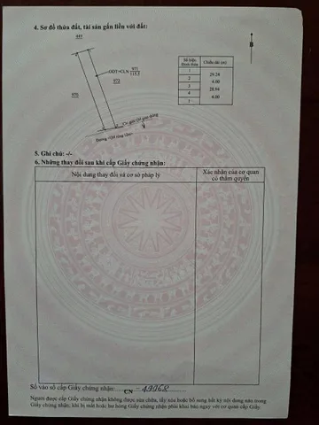 Bán lô đất chân dài,mặt tiền đường B3 cách đường Phạm Ngũ lão 
diện tích:112m2 4m
giá 2tỷ590