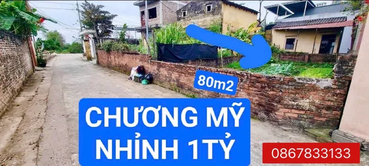 CẦN TIỀN BÁN LÔ ĐẤT TRONG LÀNG CHƯƠNG MỸ GIÁ NHỈNH 1 TỶ