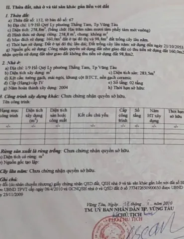 bán căn biệt thự sát biển đường Hồ Quý Ly trung tâm bãi sau thuỳ vân