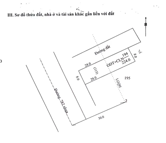 Bán đất tại Gia Lộc, Trảng Bàng, Tây Ninh, giá tốt 1,9 tỷ, 224 m2