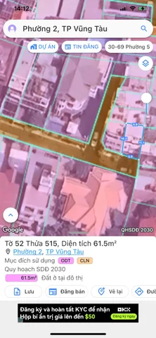 BÁN NHÀ 1 TRỆT 1 LỬNG 2 LẦU HẺM Ô TÔ TRANH NHAU VÕ THỊ SÁU, GẦN BIỂN BÃI TRƯỚC