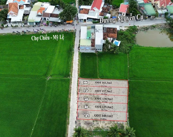 Bán đất 140m² full thổ cư ngang 5m giá 840 triệu tại Đường Nguyễn Cụ Phường Ninh Hòa
