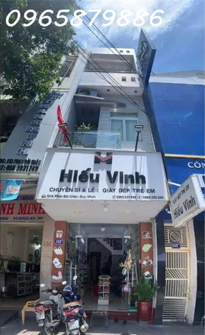 Bán nhà mặt phố Phan Bội Châu, Quy Nhơn. Diện tích sử dụng 175,5 m2