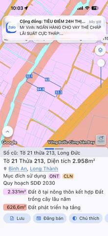 Bán đất 2957.9m² có sẵn 300m² thổ cư ngang 32m giá 17 tỷ tại Xã Bình An