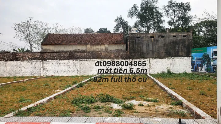 lô đất cạnh nhà văn hóa thôn hạnh côn .xã xuân mai.hà nội