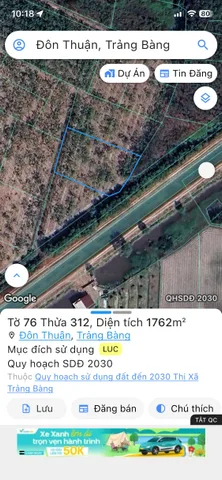 Bán đất xã Đôn Thuận, Trảng Bàng, Tây Ninh. Diện tích 4700m2 đất HNK.