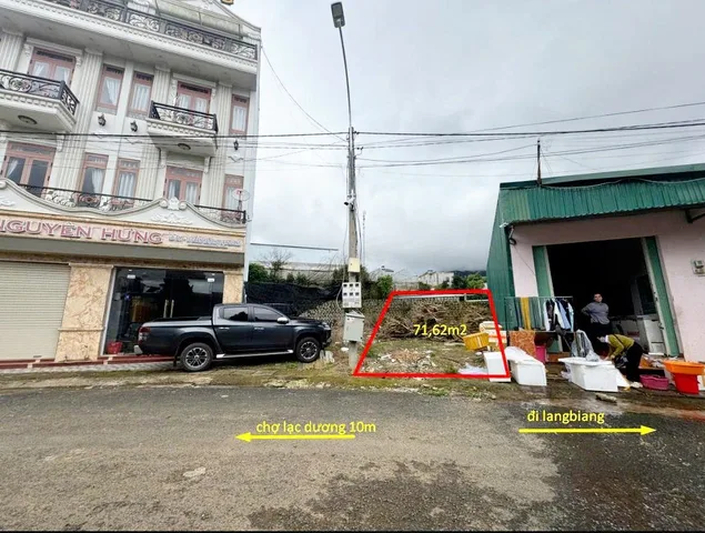 Lô đất ngay chợ Lạc Dương- Đà Lạt 🏠71,6m đất LK phố- 💰giá rẻ 3 tỷ 5- Ac mua xây, kinh doanh, đầu tư [ phường Langbiang ]