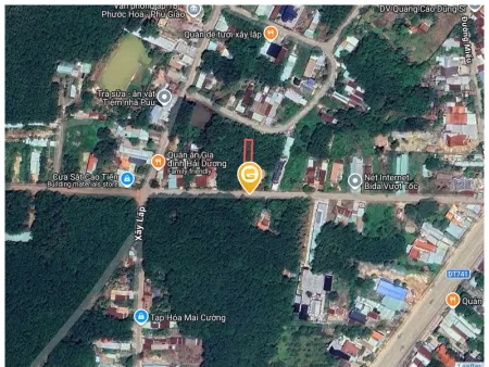 Bán đất 346m² có sẵn 160m² thổ cư ngang 7m giá 930 triệu tại Xã Phước Hòa