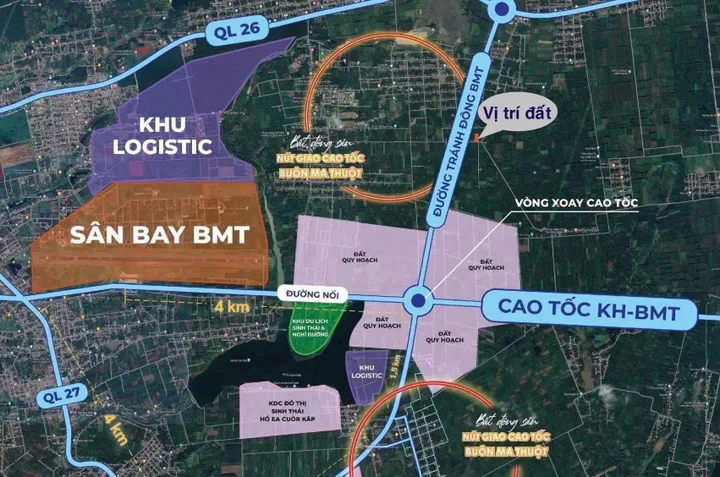 Bán đất 168m² ngang 7.0m giá 1.85 tỷ tại Xã Ea Knuếc