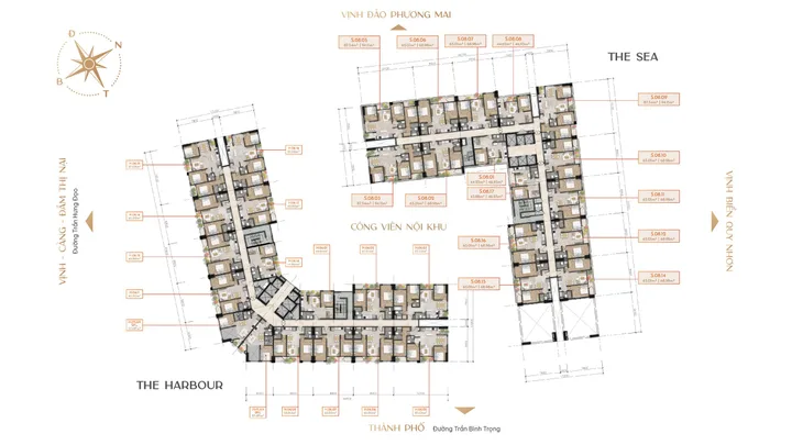 Bán căn hộ biển Simona Heights Quy Nhơn, giá chỉ từ 2,7 tỷ/căn