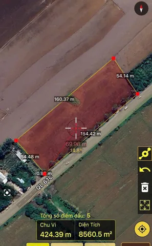 8500m2 - MẶT TIỀN ĐƯỜNG QL 61C - ĐOẠN 8 NGÀN - VỊ THANH - CẦN THƠ ( NGANG 154m ).