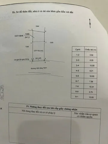 Bán đất 241.2m² có sẵn 150m² thổ cư ngang 10m giá 2.9 tỷ tại Đường Nguyễn Thị Định Phường Thành Nhất