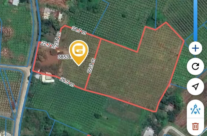 Bán vườn Thanh Long ở Hàm hiệp dt 1mẫu 4 có 100m2 thổ cư giá 450tr/1 sào