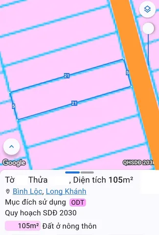 BÁN NHANH 5mx21m THỔ CƯ, NGAY KDC KHANG THỊNH, GẦN KCN LONG KHÁNH, TPĐN.