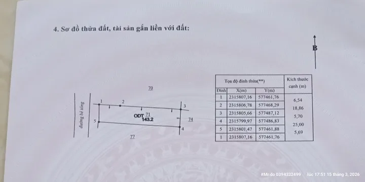 Đất nền+ nhà Tầng