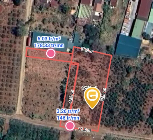 Bán đất 168.3m² có sẵn 400m² thổ cư ngang 11.0m giá 4 tỷ tại Phường Buôn Ma Thuột