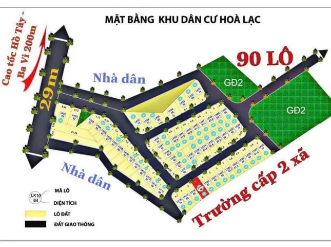 Cần bán nhanh lô đất đồng trạng gần trường FPT và khu công nghệ cao hoà lạc