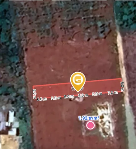 Bán đất 170.9m² có sẵn 120m² thổ cư ngang 5.0m giá 470 triệu tại Phường Cư Bao