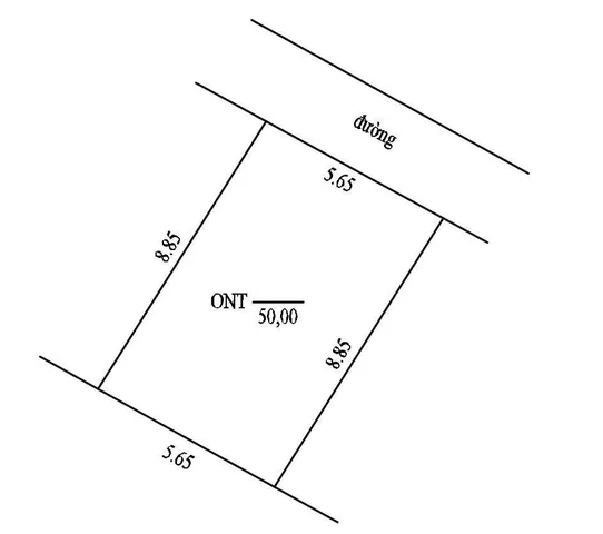 Bán đất 50m² full thổ cư ngang 5,65m giá 3.8 tỷ tại Xã Văn Giang