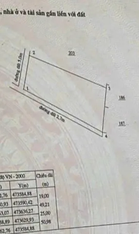 Bán đất 1086m² ngang 51m giá 2.5 tỷ tại Phường Mũi Né