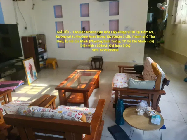 GIÁ TỐT -  Cần Bán Nhanh Căn Nhà Cấp 4 Đẹp Vị Trí Tại Thành phố Thủ Đức, Tp Hồ Chí Minh