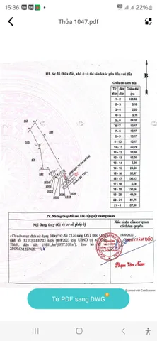Bán đất 19804m² có sẵn 100m² thổ cư ngang 15m giá 14 tỷ tại Xã Tân Quan