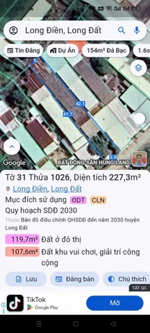 CHÍNH CHỦ CẦN BÁN GẤP NHÀ ĐẸP – KHU CÂY QUÉO, TT. LONG ĐIỀN