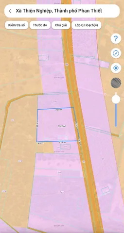 Bán đất 5400m² có sẵn 216m² thổ cư ngang 54m giá 12 tỷ tại Phường Mũi Né