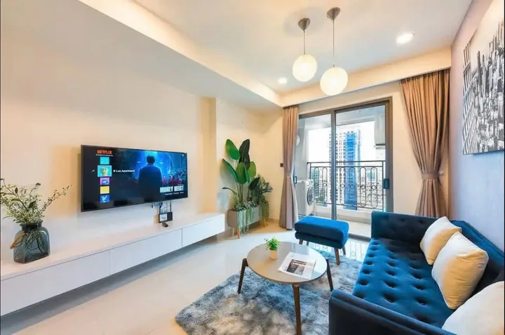 Căn hộ mới 50m2/2pn view hồ bơi ,2 tỷ250Full NT.Nguyễn Thượng Hiền
