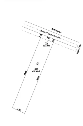 Bán đất 450m² full thổ cư ngang 9m giá 4.65 tỷ tại Phường An Bình, Cần Thơ