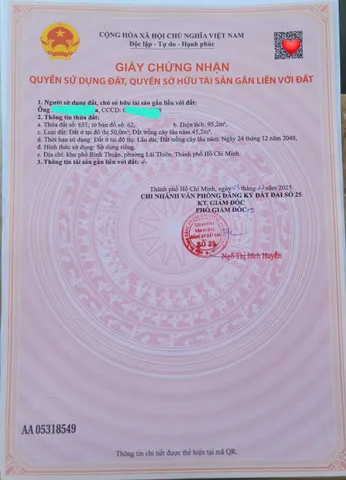 CẦN BÁN ĐẤT MẶT TIỀN 15M ĐƯỜNG BÌNH NHÂM 07 – KHU DÂN CƯ ĐÔNG ĐÚC