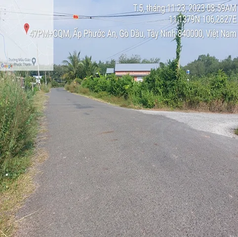 Bán đất Xã Phước Thạnh, Gò Dầu, Tây Ninh, 11,6 triệu, 10932 m2, giá cực chất Hot!