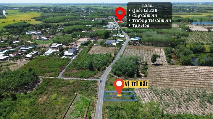 Bán Gấp 2 nền liền kề mặt tiền Đường Cẩm An Láng Cát Giá 590 triệu