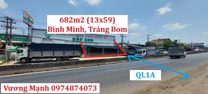 NHÀ 682M², NGANG 13M, TRẢNG BOM, DONG NAI