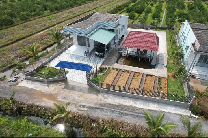 Nhà vườn 709m2 (20x31) nở hậu 22m, Bình Đức, Bến Lức, Long An, giá đầu tư
