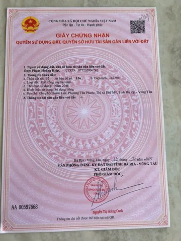 ĐẤT ĐẸP - ĐẦU TƯ SINH LỜI - Cần Bán Đất 2 Mặt Tiền Đường S - Tân Phước, Phú Mỹ, HCM