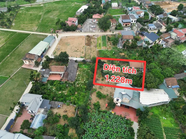 1228m 200m thổ cư - Đất vuông đẹp - Phân lô hay nghỉ dưỡng cũng được